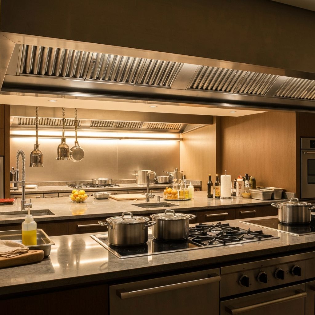 Luxury kitchen background